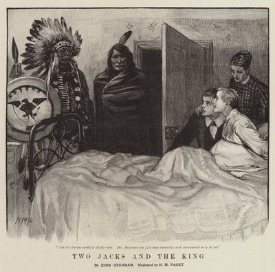 Deux valets et le roi - Henry Marriott Paget